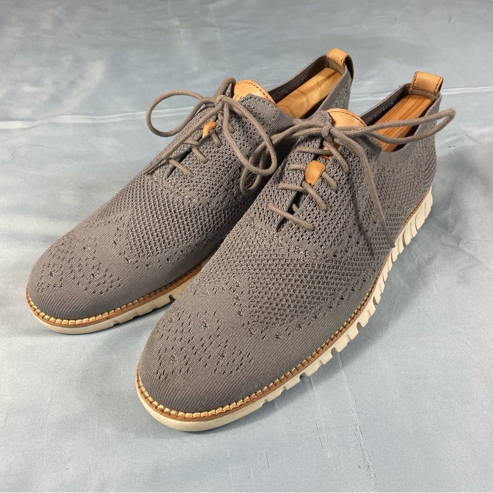 Cole Haan Zerogrand Stitchlite Oxfords Size 11 Gray